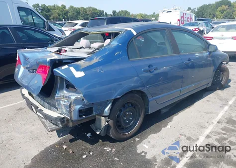 2008 Honda Civic Lx z USA, uszkodzony, nr VIN 1HGFA16528L077304